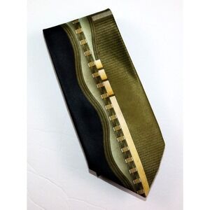 Umo‎ Lorenzo Italy Men's 100% Polyester Abstract Neck Tie